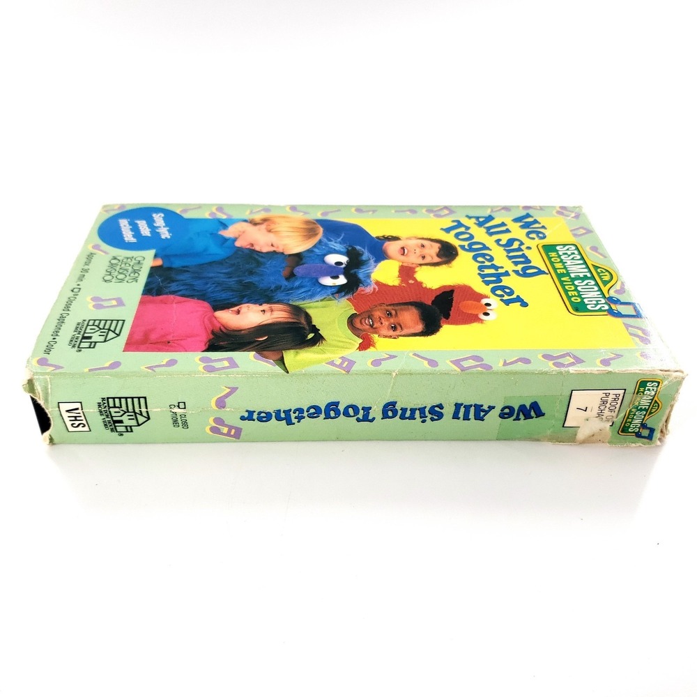 Sesame Street Home Video We All Sing Together VHS No Lyric Poster - Picture 16 of 16